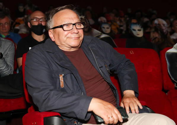 MOSCOW, RUSSIA - AUGUST 25, 2020: Actor Igor Ugolnikov attends the Moscow premiere of Dzhanik Fayziyev s fantasy film Cosmoball at the Karo 11 Oktyabr Cinema. Vyacheslav Prokofyev TASS  TS0E4AC5