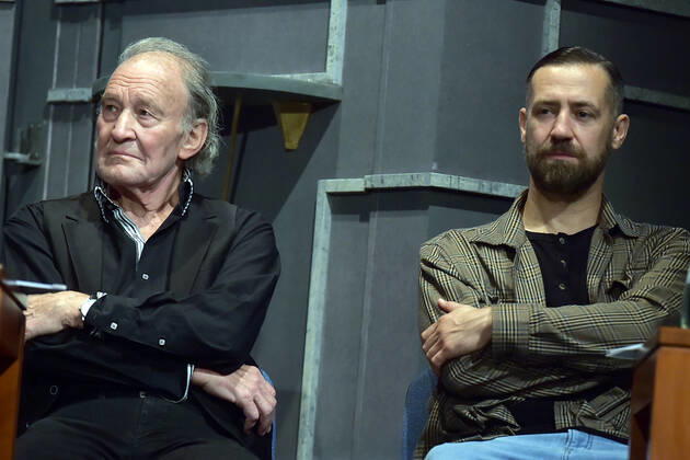 Jahres PK SchlossparkTheater Michael Mendl, Nuerger Lars Dietrich Jahres PK in the theatre hall of the SchlossParkTheater in Berlin on 31 08 2020 Photopress Mueller