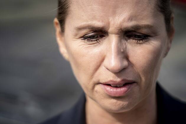 Prime Minister Mette Frederiksen S to visit Danish soldiers at Tapa Army Base in Estonia, Friday 11 September 2020, Denmark Copyright: RitzauxScanpix MadsxClausxRasmussenx COP201 spdk20200911-182812-L