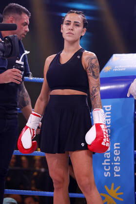 Elena Miras at the 2 fight evening of Das große SAT Promiboxen in Die Halle Tor 2 Cologne, 25 09 2020 Foto:xC.xHardtx xFuturexImage