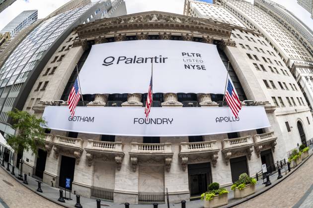 Palantir initial public offering ath NYSE The New York Stock Exchange is decorated on Wednesday, September 30, 2020 for the initial public offering of Palantir Technologies. The data company renowned for its secrecy has received financial baking from the Central Intelligence Agency and is known for work it has done for the US government. (  RichardxB.xLevine