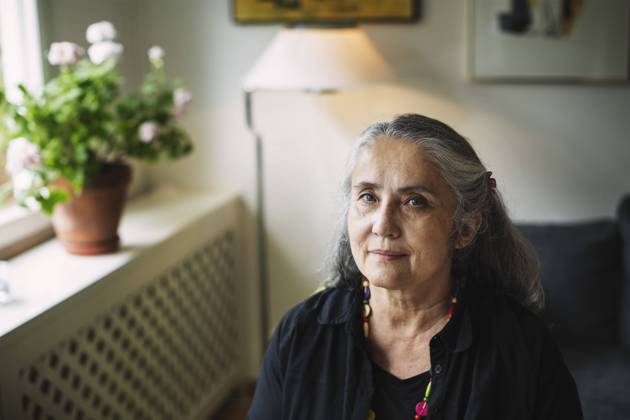 Portrait of confident senior woman at home , model released, property released Copyright: xMaskotx , MA48345