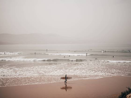 People surfing in ocean, Model released Copyright: xAdrianxCanox MR