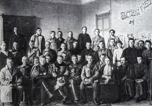 Meeting of political workers of the 9th Army of the Caucasus Front. October 1920 Meeting of political workers of the 9th Army of the Caucasus Front. October 1920 Krasnodar. Among the participants in the meeting, member of the Military Council of the Army M.S. Epstein (xxx), head of the political department of the army D.A. Furmanov (xxxx), senior employees N.S. Khrushchev (x), A.S. Shutskever (xxxxx). G.G. Neverov (xx). (Photo). Copyright: WorldxHistoryxArchive 917_05_WHA_153_0761