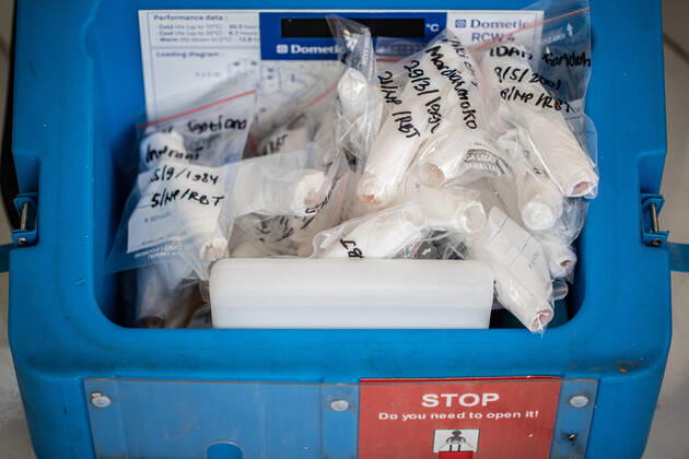 January 9, 2021, South Tangerang, Banten, Indonesia: South Tangerang, Banten, Indonesia 09 January 2021 :Samples of the test that ready to deliver to the lab. Swab Test activity at Public Health Rawa Buntu, South Tangerang, Banten, Indoensia. Indonesia increasing the covid19 test as the number of the infection from the virus increas significantly since November 2020. South Tangerang Indonesia - ZUMAh128 20210109_zap_h128_007 Copyright: xDonalxHusnix