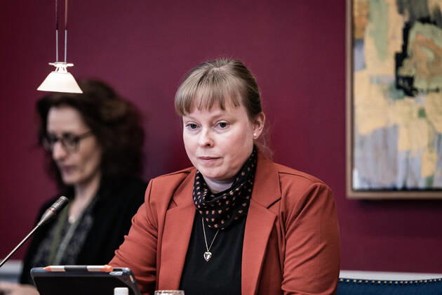 Minister of Culture Joy Mogensen S has been summoned to a consultation on human rights violations in Qatar in connection with the preparations for the World Cup finals in mens football in 2022 The consultation will take place at Christiansborg on Tuesday 12 January 2021, Copenhagen Denmark Copyright: RitzauxScanpix EmilxHelmsx cop101 spdk20210112-135109-L