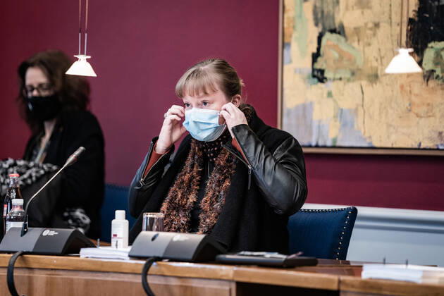 Minister of Culture Joy Mogensen S has been summoned to a consultation on human rights violations in Qatar in connection with the preparations for the World Cup finals in mens football in 2022 The consultation will take place at Christiansborg on Tuesday 12 January 2021, Copenhagen Denmark Copyright: RitzauxScanpix EmilxHelmsx cop101 spdk20210112-135112-L