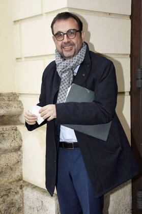Klaus Holetschek at the press conference on the current developments of the Corona pandemic and tightening of the measures to contain it in the Free State of Bavaria in the Prinz Carl Palais Munich, 12 01 2021 Foto:xS.xAdamx xFuturexImage