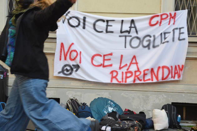 Milan, Liceo Manzoni. High school kids spend the night taking up high school Editorial Usage Only  Copyright: xDAVIDExCANELLAx xIPAx