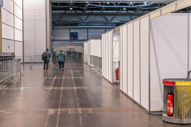 Press date in the inoculation center Leipzig background Since beginning of the yearly is the mobile inocu