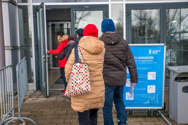 Press date in the inoculation center Leipzig background Since beginning of the yearly is the mobile inocu