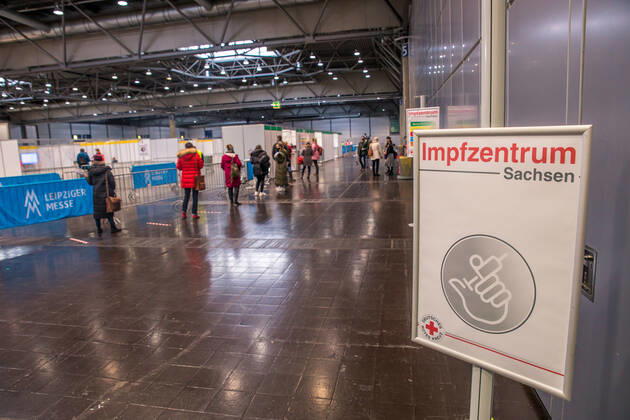 Press date in the inoculation center Leipzig background Since beginning of the yearly is the mobile inocu