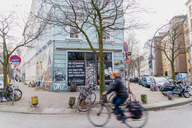 Closed gastronomy during the Corona Lockdown in Janaur 2021 in the district Hamburg St Pauli Closed gastronomy during the Corona Lockdown in Janaur 2021 in the district Hamburg St Pauli , Hamburg Hamburg Germany St Pauli