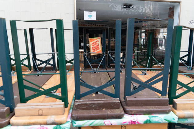 Closed gastronomy during the Corona Lockdown in Janaur 2021 in the district Hamburg St Pauli Closed gastronomy during the Corona Lockdown in Janaur 2021 in the district Hamburg St Pauli , Hamburg Hamburg Germany St Pauli