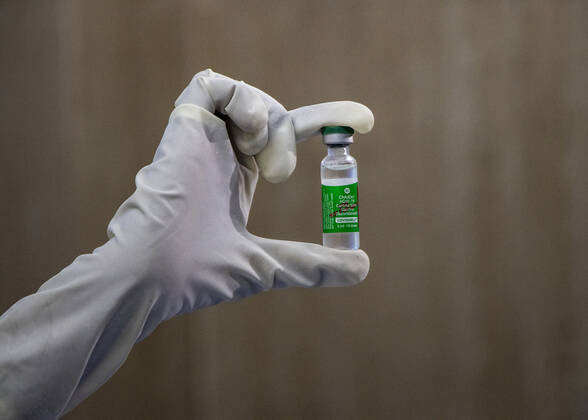 Covid-19 vaccination starts in Kolkata India starts the first phase of vaccination from today, 16th January 2021. Covishield made by Serum Institute of India in partnership with British company AstraZeneca and Covaxin which is developed by Bharat Biotech in collaboration with the Indian Council of Medical Research (ICMR) is two vaccines which will be applied from today. On the 1st stage, nearly 3 lakh healthcare workers will get the vaccine. This vaccination brings a ray of hope among the people of India. Kolkata West Bengal India Copyright: AmlanxBiswas