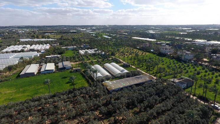 January 16, 2021, Deir Al-Balah, Gaza Strip, Palestinian Territory: This picture taken on January 16, 2021, shows an aerial view of the Deir al-Balah refugee camp in the central Gaza Strip, during a complete closure amid the spread of the Coronavirus COVID-19. In the Sixth week after the Ministry of Interior in Gaza City announced the comprehensive closure on Friday and Saturday of every week after the increase in cases infected with Coronavirus Deir Al-Balah Palestinian Territory - ZUMAap3_ 20210116_zaf_ap3_073 Copyright: xAshrafxAmrax