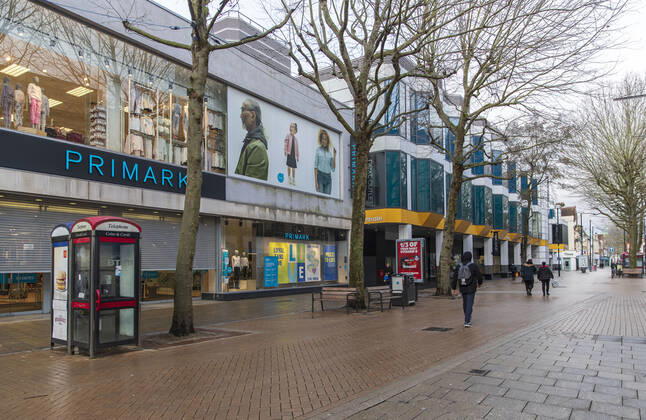 January 19, 2021, London, United Kingdom: A view of a semi deserted shopping center in Croydon, a large town of south London..Only 33,355 positive Covid19 cases have been recorded today, the lowest number of daily cases since December 27th- before the start of England™s third nationwide lockdown. London United Kingdom - ZUMAs197 20210119_zab_s197_019 Copyright: xMayxJamesx