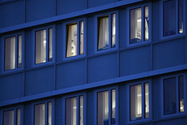 Klinikum Nord Nurnberg during the Hard Lockdown of the Covid 19 Coronavirus Pandemie in Nurnberg Nuremberg , Bayern , Deutschland . January 20 , 2021.