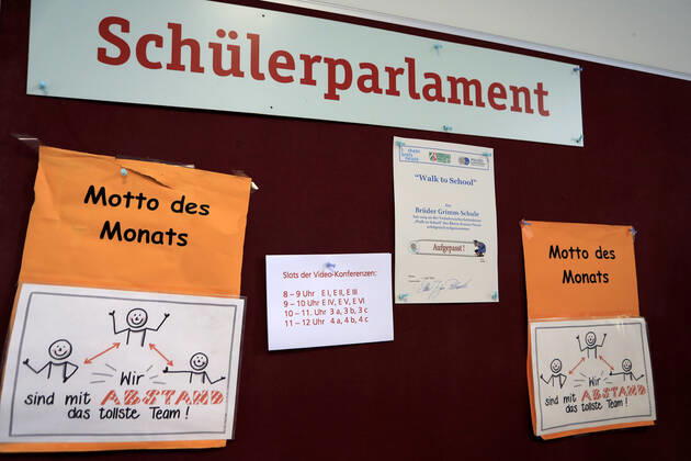 SCHOOL LOCKDOWN School Lockdown Gebrueder Grimm School in Meerbusch Buederich January 2021 on 29 January 2021 in Meerbusch