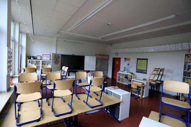 SCHOOL LOCKDOWN School Lockdown Gebrueder Grimm School in Meerbusch Buederich January 2021 on 29 January 2021 in Meerbusch