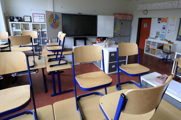 SCHOOL LOCKDOWN School Lockdown Gebrueder Grimm School in Meerbusch Buederich January 2021 on 29 January 2021 in Meerbusch