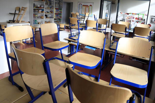 SCHOOL LOCKDOWN School Lockdown Gebrueder Grimm School in Meerbusch Buederich January 2021 on 29 January 2021 in Meerbusch