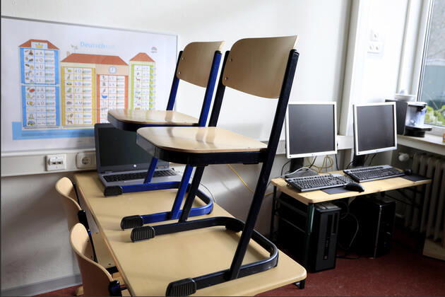 SCHOOL LOCKDOWN School Lockdown Gebrueder Grimm School in Meerbusch Buederich January 2021 on 29 January 2021 in Meerbusch