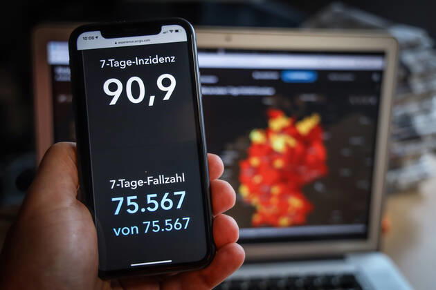 Coronavirus in Germany Covid 19 Dashboard of the Robert Koch Institute 30 01 2021 Robert Koch Institute 7 days Incidence 90.9 7 days Number of cases 75 567