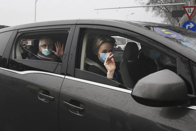 WHO probe into coronavirus origins in Wuhan A vehicle carrying members of the World Health Organization s team investigating the origins of the coronavirus pandemic enters an infectious disease prevention center in Wuhan, China, on Feb. 1, 2021. 