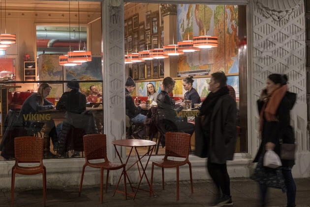 Visitors at The Laundromat Cafe in Reykjavik Restaurants are allowed to be open for a certain