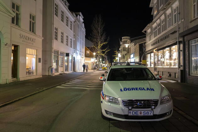 Icelandic police patrol c