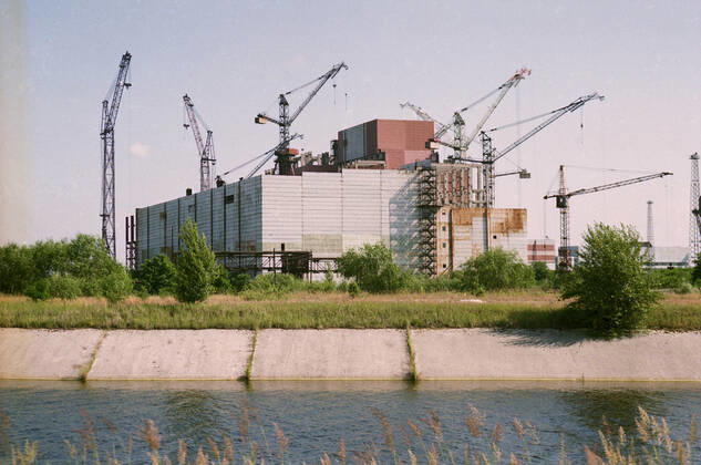 The Chernobyl Nuclear Power Plant, where exploded nuclear reactor number 4 on the April 27th, 1986, causing the most devastating nuclear disaster in history, of the Chernobyl Nuclear Power Plant in Chernobyl, Ukraine, July 1st, 1997. (CTKxPhoto DanxKrzywon) CTKPhotoFO00216843 