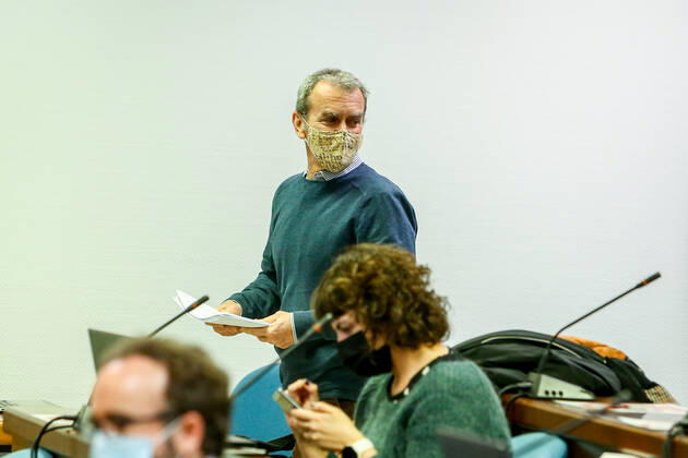 The director of the Center for Coordination of Alerts and Health Emergencies (CCAES), Fernando Simon, intervenes during a conference convened before the media at the Ministry of Health to report on the evolution of the coronavirus, in Madrid, (Spain), February 15, 2021. 18 FEBRUARY 2021 LagenciaEP PRESS R.Rubio.POOL 02 18 2021 Madrid Madrid Spain Copyright: xLagenciaEPxPRESS R.Rubio.POOLx 3569726