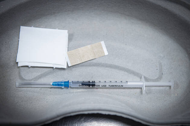 The large-capacity vaccination center against COVID-19 start operation on February 22, 2021, in Liberec, Czech Republic. In the Czech Republic continues vaccination of seniors against coronavirus. (CTKxPhoto RadekxPetrasek) CTKPhotoP202102220327401 PER 4
