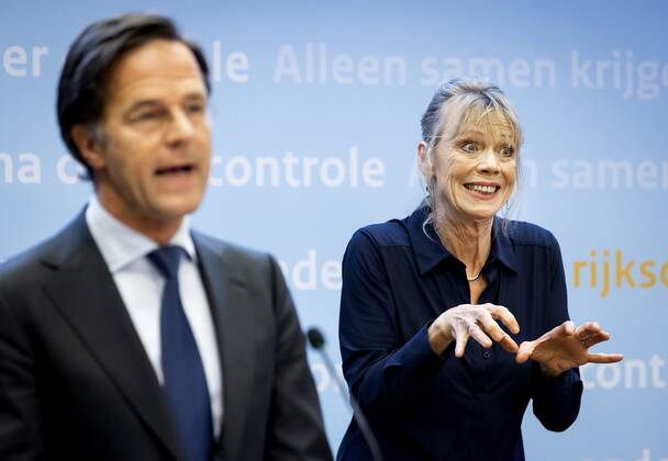 DEN HAAG Prime Minister Mark Rutte during a press conference on the coronation measures The curfew is being extended because the cabinet believes it needs the measure to create room for other relaxations ANP SEM VAN DER WAL Copyright: xHollandsexHoogtex xxANPx x428567188x