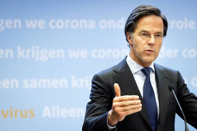 DEN HAAG Prime Minister Mark Rutte during a press conference on the coronation measures The curfew is being extended because the cabinet believes it needs the measure to create room for other relaxations ANP SEM VAN DER WAL Copyright: xHollandsexHoogtex xxANPx x428568524x