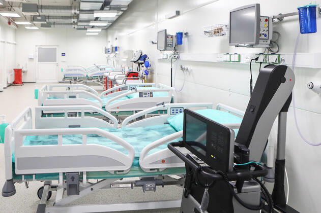 Launch of a modular hospital for patients with Covid-19 at the Military Institute of Medicine in Warsaw Launch of a modular hospital for patients with Covid-19 at the Military Institute of Medicine on February 23, 2021 in Warsaw, Poland. EN_01465651_0009 