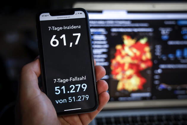 Coronavirus in Germany Covid 19 Dashboard of the Robert Koch Institute 25 02 2021 Robert Koch Institute 7 days Incidence 61.7 7 days Number of cases 51 279