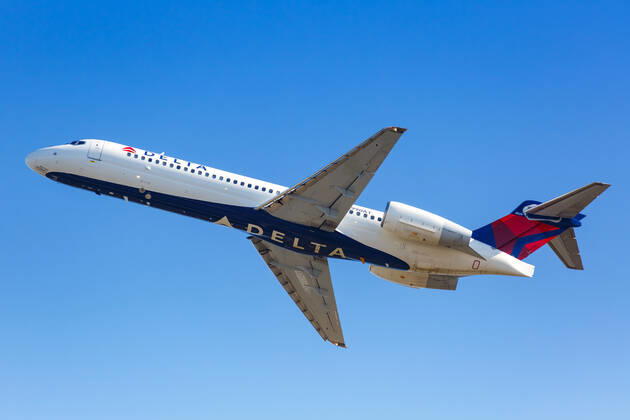 Atlanta, United States 3 April 2019 A Delta Air Lines Boeing 717 200 aircraft with registration number N990AT at Atlanta ATL Airport in the United States. 1084202456