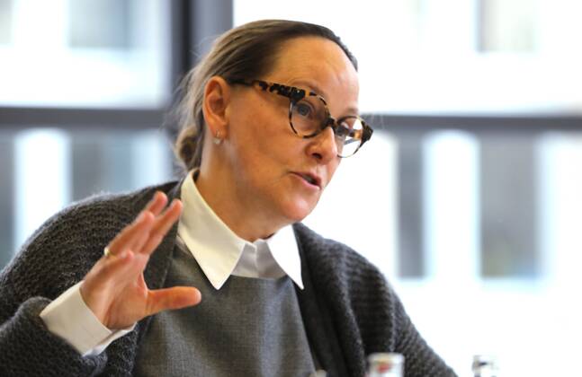 PK IHK Erfurt 01 03 2021 , Erfurt, IHK Erfurt, press conference, industry representatives discuss opening perspectives for safe new start in the picture representative of the event industry Constanze Kreuser managing director RAM Regio Ausstellungs GmbH