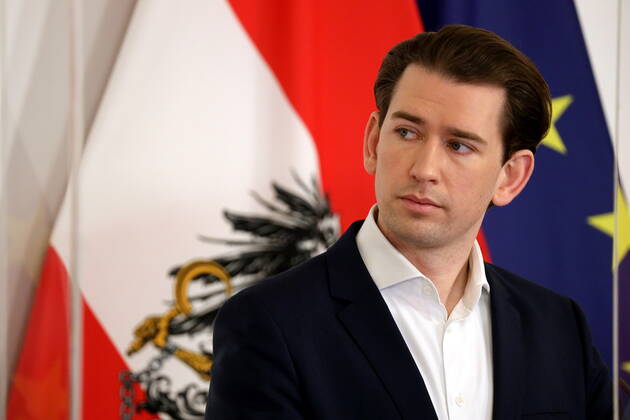 Sebastian Kurz PK on vaccine production Vienna, BKA, 05 03 2021 Sebastian KURZ