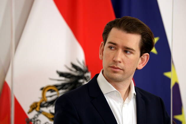 Sebastian Kurz PK on vaccine production Vienna, BKA, 05 03 2021 Sebastian KURZ