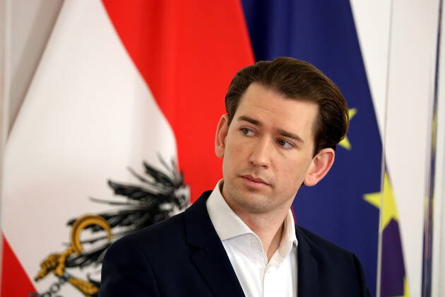 Sebastian Kurz PK on vaccine production Vienna, BKA, 05 03 2021 Sebastian KURZ