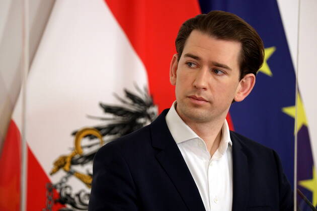 Sebastian Kurz PK on vaccine production Vienna, BKA, 05 03 2021 Sebastian KURZ