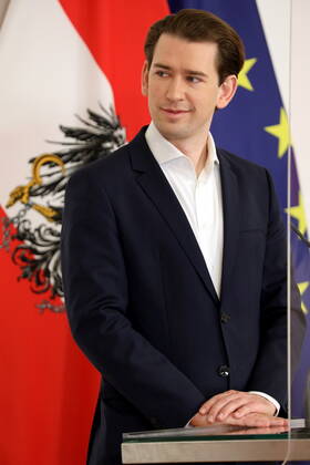 Sebastian Kurz PK on vaccine production Vienna, BKA, 05 03 2021 Sebastian KURZ