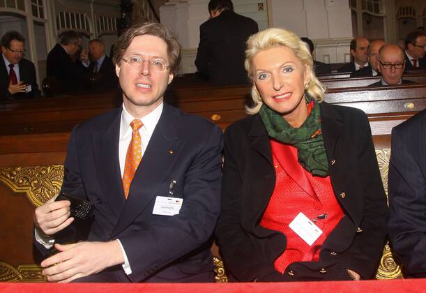 Georg Schaeffler and Maria Elisabeth Schaeffler Shareholder, Schaeffler Group German Economic Forum of the Time in St Michaelis Church Hamburg, 10 12 2010 Copyright: xEventpressxrhx
