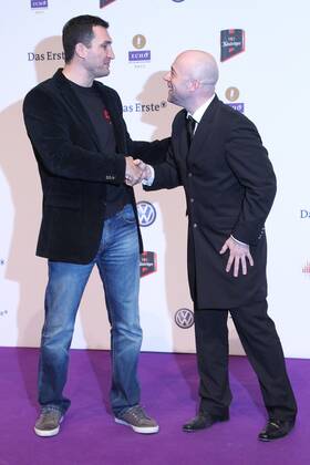 The Count of Unheilig and Wladimir Klitschkow at the Echo 2011 the German Music Award at the Red Carpet in the Messe Berlin am Funkturm It is the 20 Echo 20 years Echo Copyright: xEventpress Herrmannx