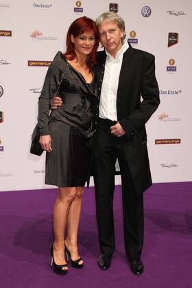 Andrea Berg husband Uli Ferber at the Echo 2011 the German Music Award at the Red Carpet in the Messe Berlin am Funkturm It is the 20 Echo 20 years Echo Copyright: xEventpress Herrmannx