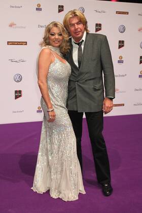 Sandra and her husband at the Echo 2011 the German Music Award at the red carpet in the Messe Berlin am Funkturm It is the 20 Echo 20 years Echo Copyright: xEventpress Herrmannx