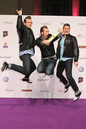 The Baseballs at the Echo 2011 the German Music Award at the Red Carpet in the Messe Berlin am Funkturm Its the 20 Echo 20 years Echo Copyright: xEventpress Herrmannx